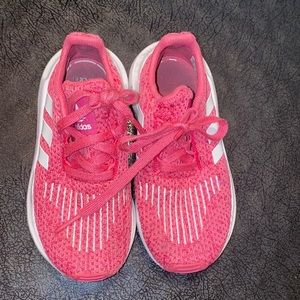 Pink Adidas sneakers size 10